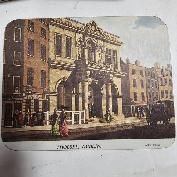 Set 6 Vtg Clover Leaf London Today Placemats and 4 Coasters of Dublin Landmarks - Picture 11 of 15